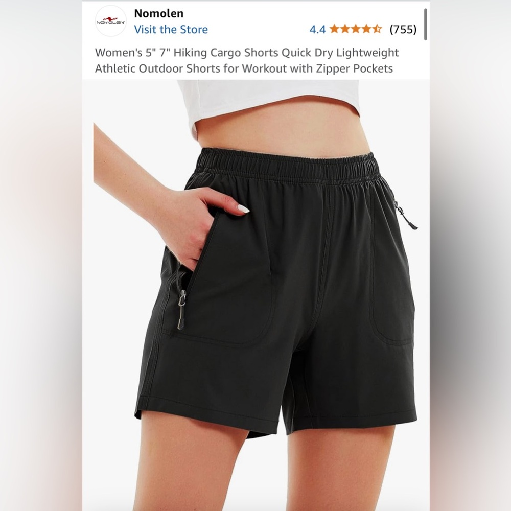 Medium Black Hiking shorts